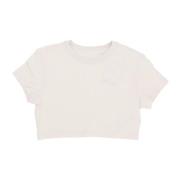 Cropped Sportswear Chill Knit Top Nike , White , Dames