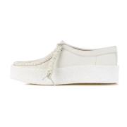 Witte Wallabee Cup Moccasin Lifestyle Schoen Clarks , White , Dames