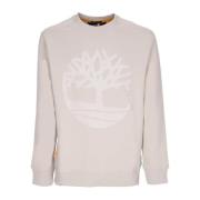 Core Logo Crewneck Sweatshirt Island Fossil Timberland , Beige , Heren