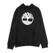 Kern Logo Hoodie Zwart/Wit Timberland , Black , Heren