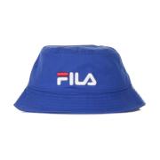 Royal Blue Bucket Hat voor Mannen Fila , Blue , Heren