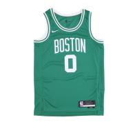 Basketbal Tanktop Swingman Jersey Jayson Tatum Nike , Green , Heren