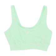 Chill Terry Cropped Tank Nike , Green , Dames