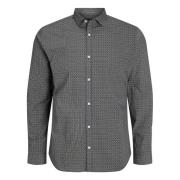 Elegante Gestreepte Overhemd Jack & Jones , Gray , Heren