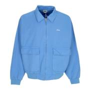 Blauwe Bomberjack met Ritssluiting Obey , Blue , Heren