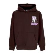 Peace Eyes Box Fit Hoodie Obey , Brown , Heren