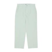 Katoenen Twill Timmerman Broek Obey , Green , Heren