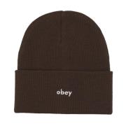 Karma Beanie Hat Java Brown Obey , Brown , Heren