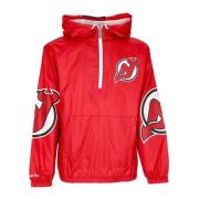 New Jersey Devils Windbreaker Anorak Mitchell & Ness , Red , Heren