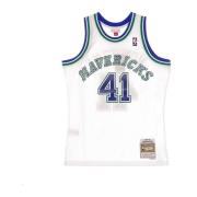 Dirk Nowitzki NBA Swingman Tank Top Mitchell & Ness , White , Heren