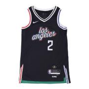 Basketbal Tanktop City Edition Kawhi Leonard Nike , Black , Heren