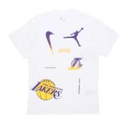 Lakers Statement Tee Wit Nike , White , Heren