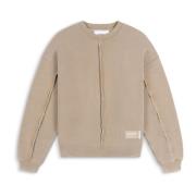 Chopped Distressed Sweatshirt Axel Arigato , Brown , Heren