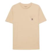 Zak T-shirt Carhartt Wip , Beige , Heren