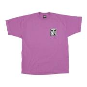 Iconisch Heren T-shirt Paars Obey , Purple , Heren