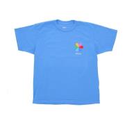 Tranquil Blue Heren T-shirt Korte Mouw Obey , Blue , Heren