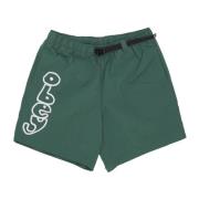 Palm Leaf Heren Shorts Obey , Green , Heren