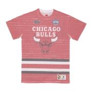 Chicago Bulls NBA Jumbotron Tee Mitchell & Ness , Multicolor , Heren