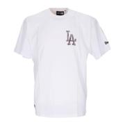 Dodgers Logo Oversize Tee Wit New Era , White , Heren