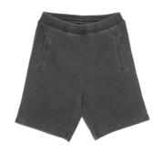 Zwarte Sweatshorts Elastische Taille Carhartt Wip , Black , Heren