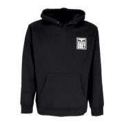 Ogen Icoon Hoodie Premium Fleece Zwart Obey , Black , Heren