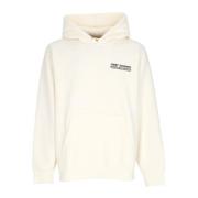 Fleece Hoodie met Borduursel Obey , White , Heren