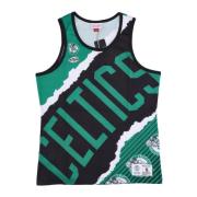 Boston Celtics Tank Top NBA Jumbotron Mitchell & Ness , Green , Heren