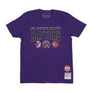 Toronto Raptors NBA Tee Mitchell & Ness , Purple , Heren