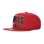 Chicago Bulls NBA Kampioen Pet Rood Mitchell & Ness , Red , Heren