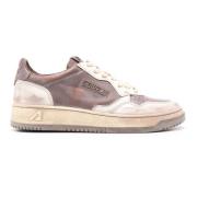 Retro Lage Sneakers Autry , Brown , Heren