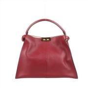 Pre-owned Leather handbags Fendi Vintage , Red , Dames