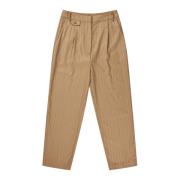 Pinstripe Edie Broek Camel Munthe , Brown , Dames