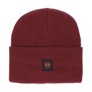 Gebreide Balaclava Beanie Bordeaux Dolly Noire , Red , Heren