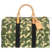 Pre-owned Fabric handbags Louis Vuitton Vintage , Green , Heren