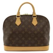 Pre-owned Canvas handbags Louis Vuitton Vintage , Brown , Dames