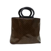 Pre-owned Canvas handbags Celine Vintage , Brown , Dames