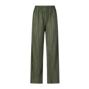 Geplooide Broek Uma Samsøe Samsøe , Green , Dames