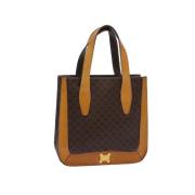 Pre-owned Canvas handbags Celine Vintage , Brown , Dames