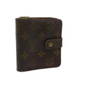 Pre-owned Canvas wallets Louis Vuitton Vintage , Brown , Dames