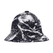 Airbrush Casual Bucket Hat Zwart/Wit Kangol , Black , Heren