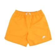 Mesh Gevoerde Zwemshorts Kumquat/Wit Nike , Yellow , Heren