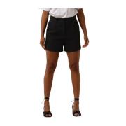 Zwarte Zomer Shorts voor Vrouwen Envii , Black , Dames