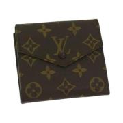 Pre-owned Coated canvas wallets Louis Vuitton Vintage , Brown , Dames