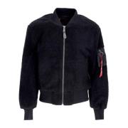 Sherpa Teddy Zwart Jack Mannen Alpha Industries , Black , Heren