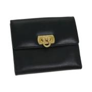 Pre-owned Leather wallets Salvatore Ferragamo Pre-owned , Black , Dame...