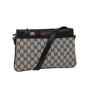 Pre-owned Canvas gucci-bags Gucci Vintage , Gray , Dames