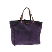 Pre-owned Nylon gucci-bags Gucci Vintage , Purple , Dames