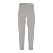 Casual Katoen Wol Broek Kiton , Gray , Heren