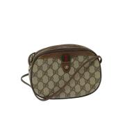 Pre-owned Canvas gucci-bags Gucci Vintage , Beige , Dames