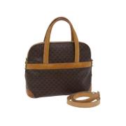 Pre-owned Fabric handbags Celine Vintage , Brown , Dames